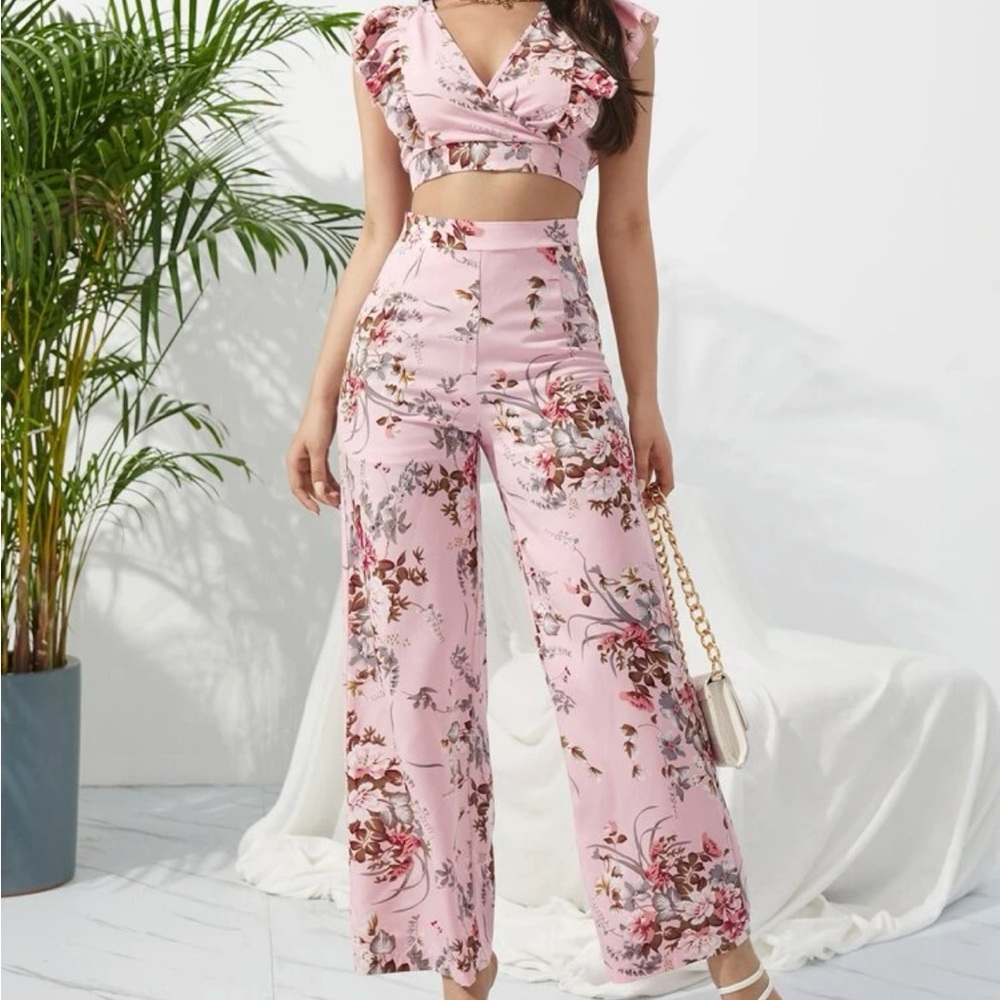 Shein top and pant set